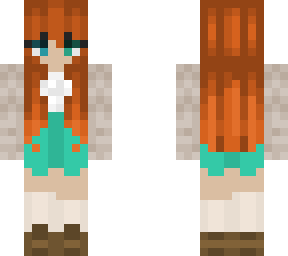 skirt girl (seafoam)