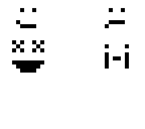 black & white two-face