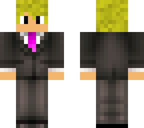 blonde suit