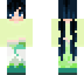 blue and green