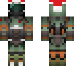 doom slayer with a santa hat