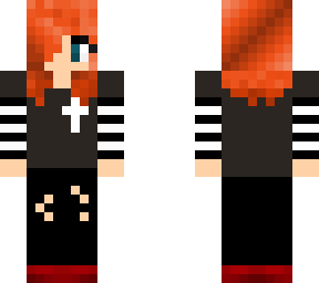 e-girl/emo redhead