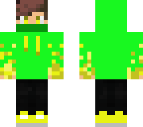 green ninja w yellow accent