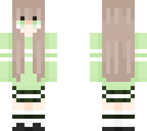 green winter jumper