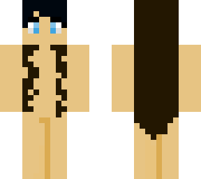 long haired skin base