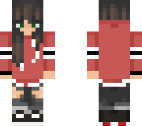 red hoodie
