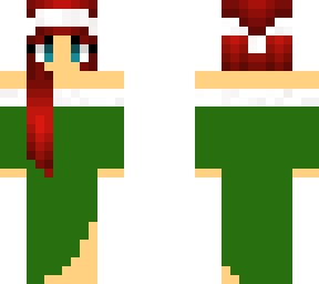 redhead christmas chic