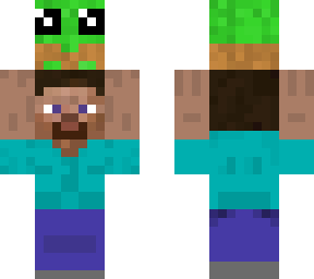 steve carrying baby yoda