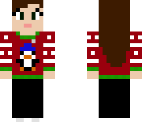 ugly christmas sweater-girl