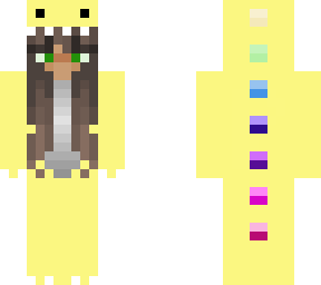yellow dino onesie