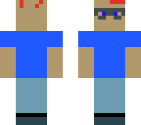 backwards nerd skin