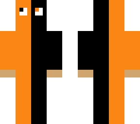 black and orange