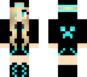 blue creeper gamer girl (remake)