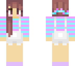 cute girl bleu and pink