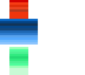 degrader (rouge vert bleu)