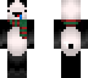derpy panda with scarf