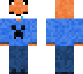 fox in a winter sweater