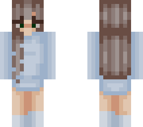 light blue nightgown