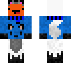 cat in a fox suit (orange)