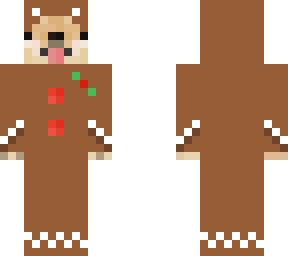 gingerbread doge onsie