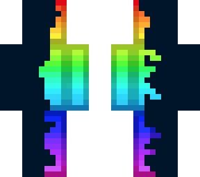 half rainbow man