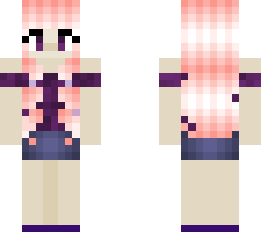 purple skirt girl