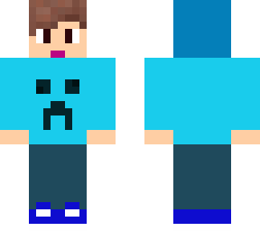 blue creeper hoodie