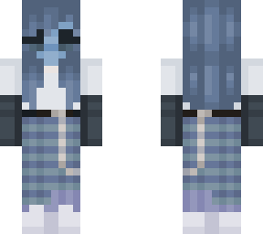 blue girl