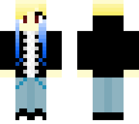 blue haired girl (fixed)