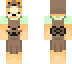 corgi bear overalls