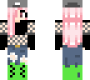 edgy bubblegum hair girl