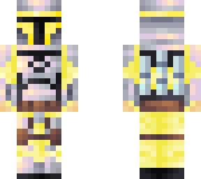 female yellow mandalorian
