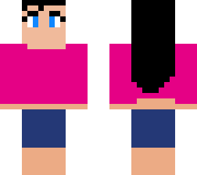 girl with pink shirt