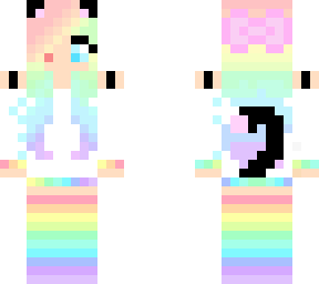 rainbow cat girl (slightly modified)