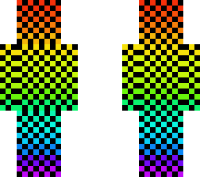 rainbow x black