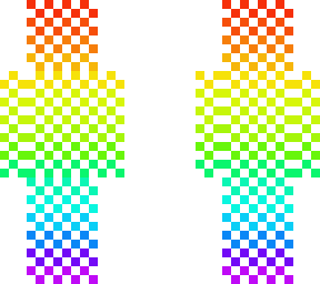 rainbow x white
