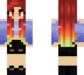 red flames