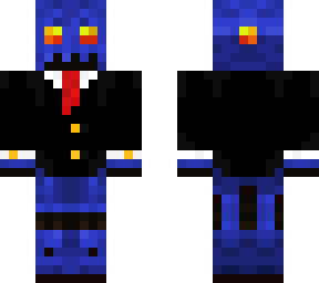 blue steampunk robot with suit