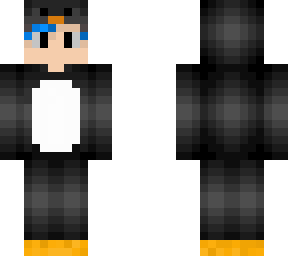boy with penguin onesie