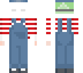 comfy overalls (with cat mask)