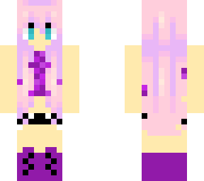 cool pink hair girl.