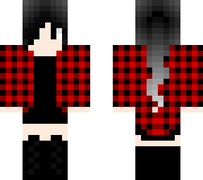ponytail an' plaid