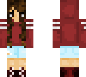 red hoodie
