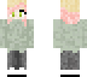 strawberry blonde girl with cozy sweatshirt