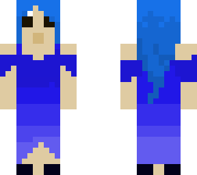 blue gown