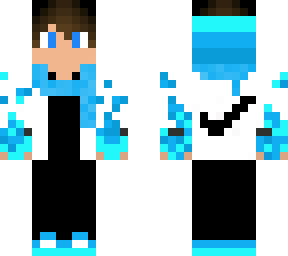 blue pvp flame with scarf