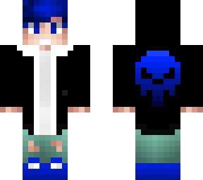 blue skull boy