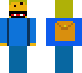 dumb guy with backpack