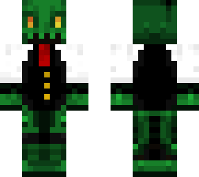 green steampunk robot with a vest