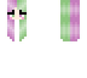 pink and green pastel - hb